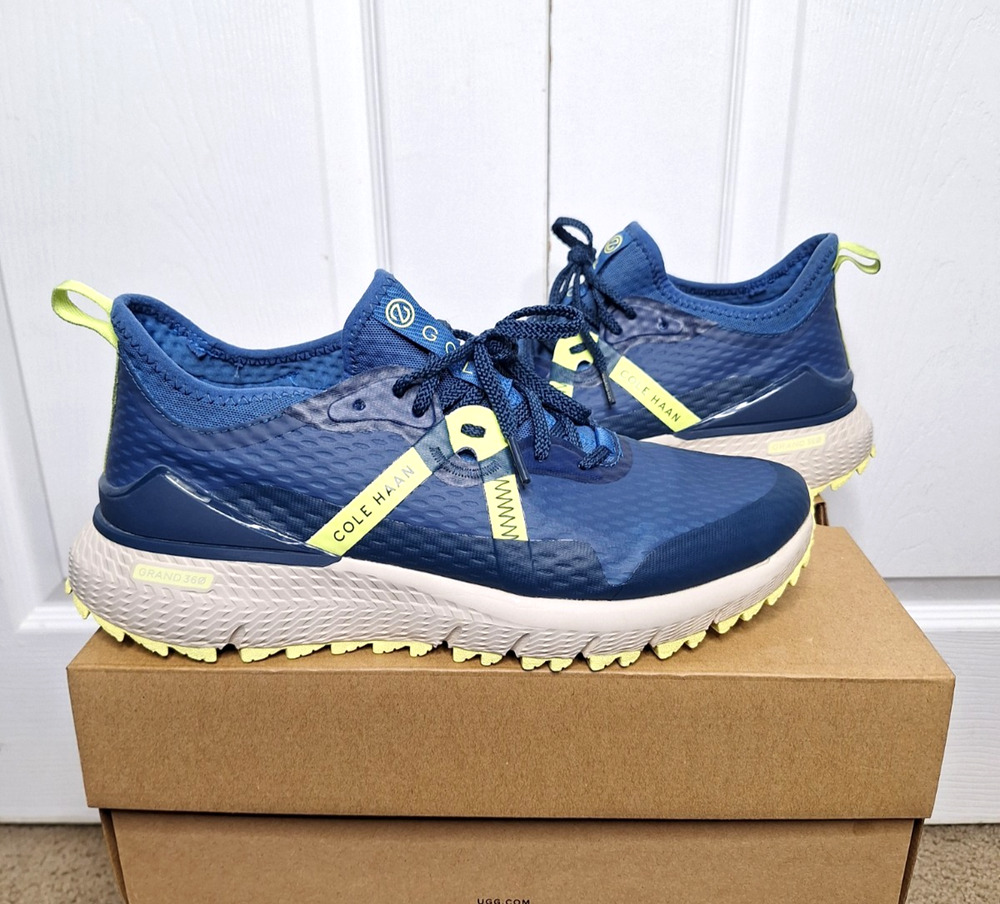 Cole Haan Zerogrand Overtake Bright Cobalt Moon Spikeless Golf Shoes sz 11